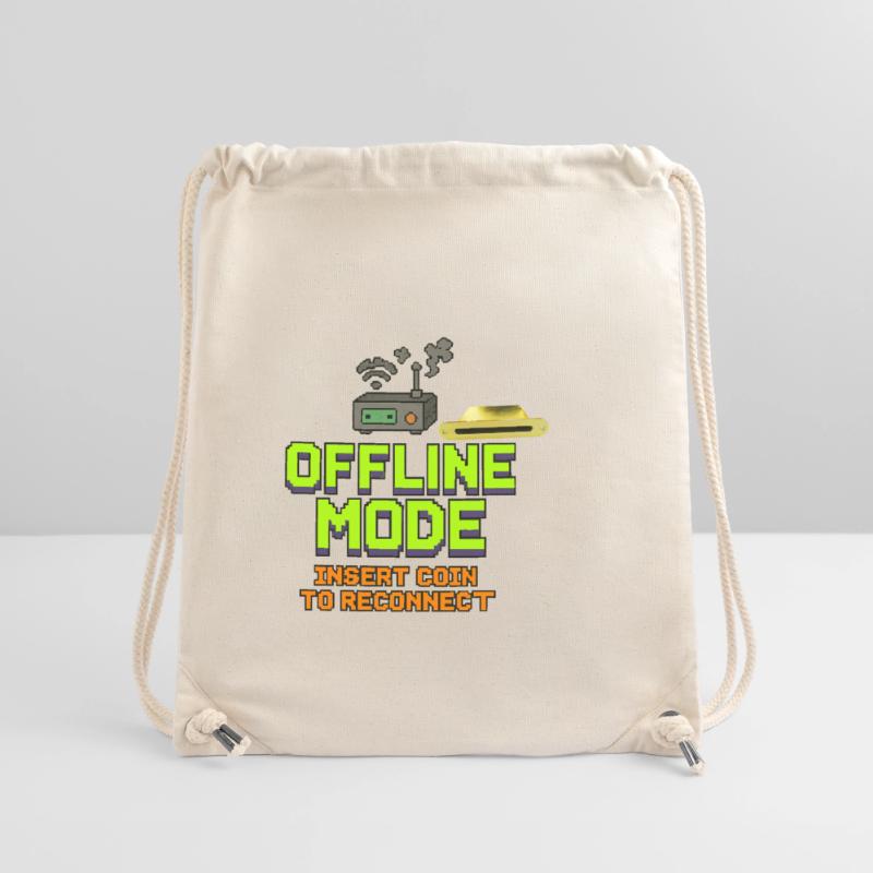 Retro-Gaming Offline-Modedesign Stanley/Stella recycelter Gym Bag