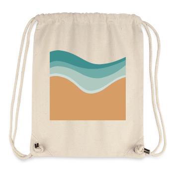 Minimaler Strand - Stanley/Stella recycelter Gym Bag - Naturweiß - Vorne