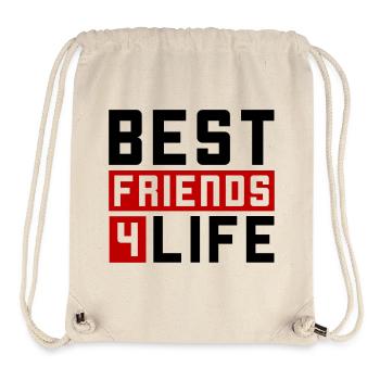 Best Friends Saying Friendship - Stanley/Stella Recycled Gym Bag - natural - Front