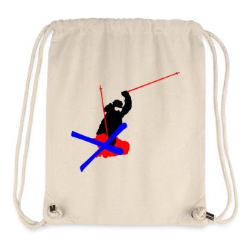 Ski acrobatique - Sac à cordon recyclé Stanley/Stella - blanc naturel - Devant