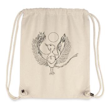 Faithful Bird - Stanley/Stella Recycled Gym Bag - natural - Front
