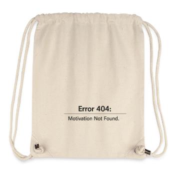 404 Motivation non trouvée | Chemise minimaliste - Sac à cordon recyclé Stanley/Stella - blanc naturel - Devant