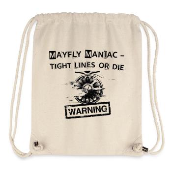 Mayfly Maniac Kampflinien Abschlag - Stanley/Stella recycelter Gym Bag - Naturweiß - Vorne