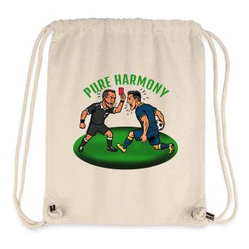 Pure Harmony: Meckern im Fußball - Stanley/Stella recycelter Gym Bag - Naturweiß - Vorne