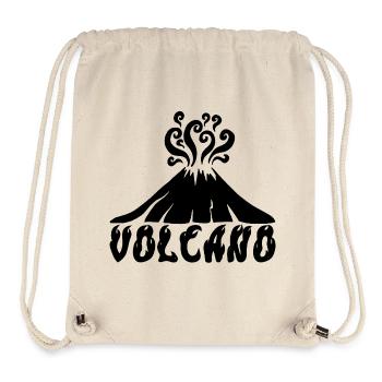 Black Volcano - Stanley/Stella Recycled Gym Bag - natural - Front