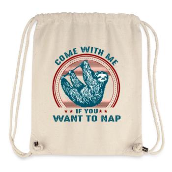 COME WITH ME IF YOU WANT TO NAP - Stanley/Stella Recycled Gym Bag - natural - Front