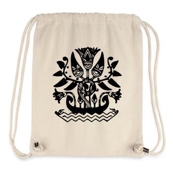 Antik Tattoo - Stanley/Stella recycelter Gym Bag - Naturweiß - Vorne
