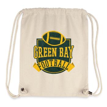 Vintage Green Bay Wisconsin Football - Stanley/Stella Recycled Gym Bag - natural - Front