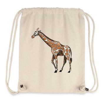 Giraffe - Stanley/Stella recycelter Gym Bag - Naturweiß - Vorne