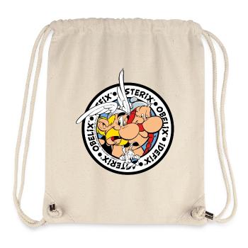 Asterix & Obelix Mit Idefix Auf Abenteuertour - Stanley/Stella recycelter Gym Bag - Naturweiß - Vorne