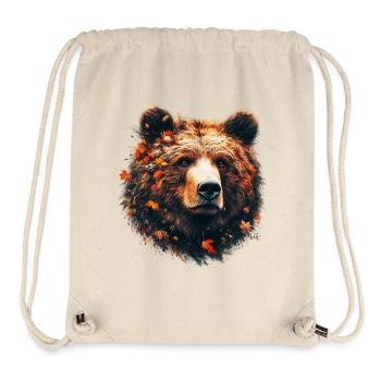 Bär - Stanley/Stella recycelter Gym Bag - Naturweiß - Vorne