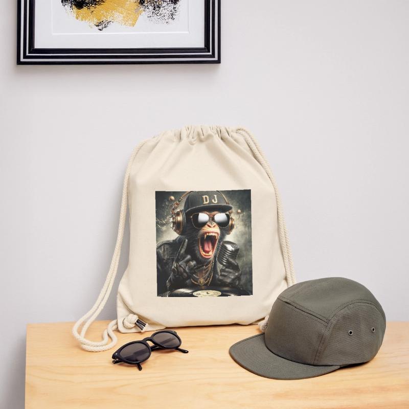 DJ Monkey Stanley/Stella Recycled Gym Bag