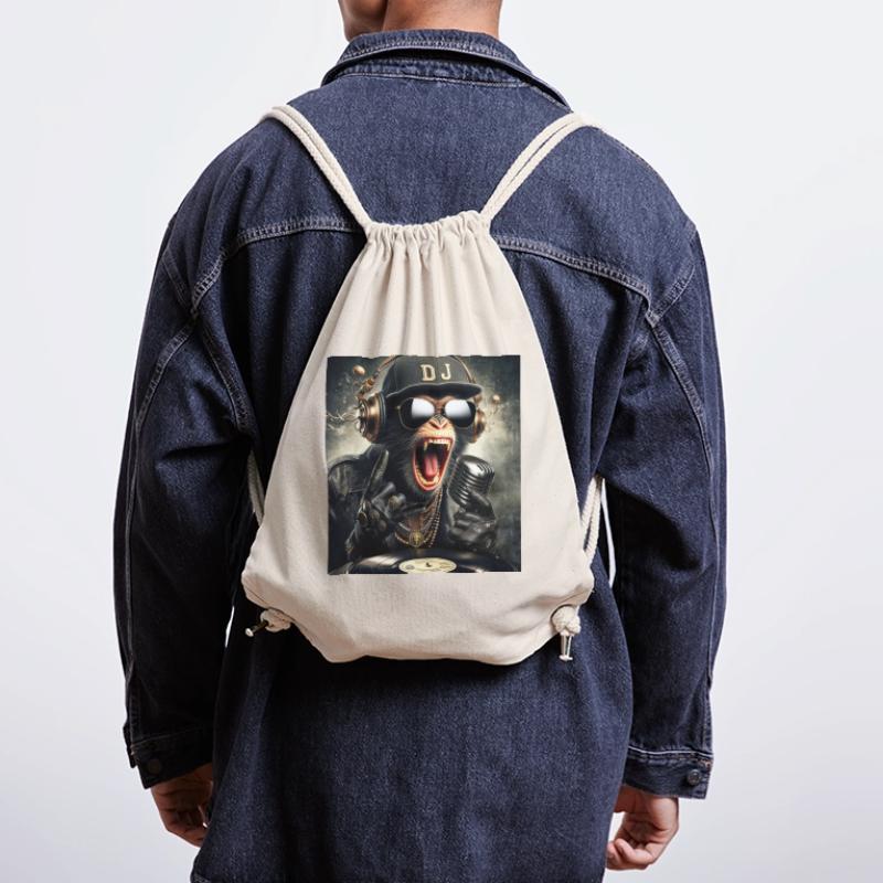 DJ Monkey Stanley/Stella Recycled Gym Bag