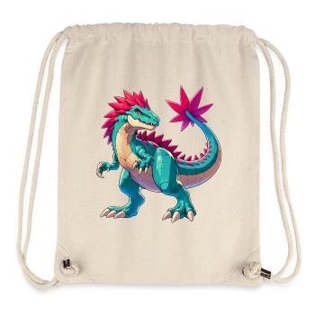 Dinosaure - Sac à cordon recyclé Stanley/Stella - blanc naturel - Devant