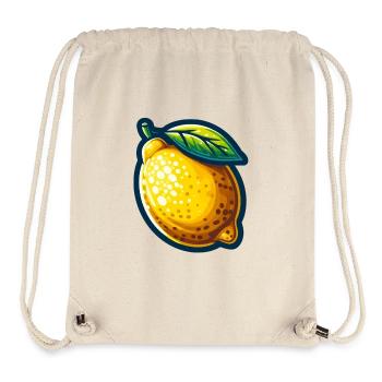 Vibrant Lemon - Stanley/Stella Recycled Gym Bag - natural - Front