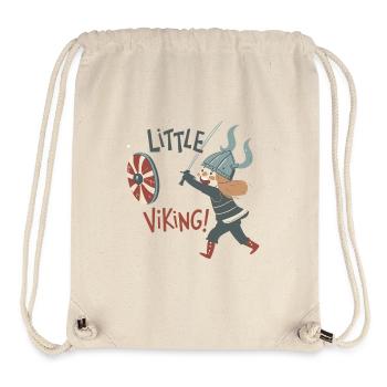 Petit Viking Intrépide - Sac à cordon recyclé Stanley/Stella - blanc naturel - Devant