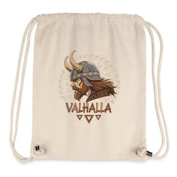 Wikinger Walhalla Runenhelm - Stanley/Stella recycelter Gym Bag - Naturweiß - Vorne