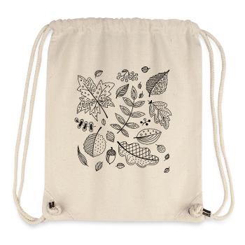 Autumn leaves - Stanley/Stella Recycled Gym Bag - natural - Front