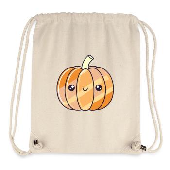 Strahlender Kawaii Kürbis - Stanley/Stella recycelter Gym Bag - Naturweiß - Vorne