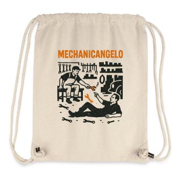 Mechanicangelo Hemd für Automechaniker und Künstler - Stanley/Stella recycelter Gym Bag - Naturweiß - Vorne