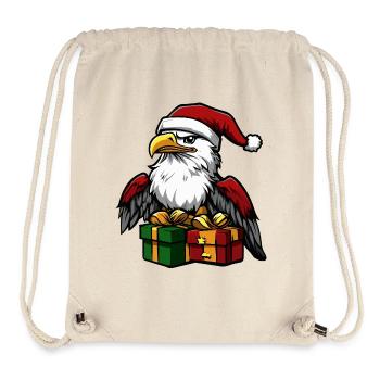Adler Weihnachten Geschenke - Stanley/Stella recycelter Gym Bag - Naturweiß - Vorne