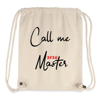 Master 2026 Abschluss Promotion Sponsion - Stanley/Stella recycelter Gym Bag - Naturweiß - Vorne