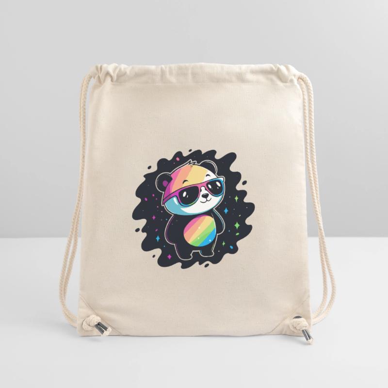Panda Rainbow Galaxy Coole Brillen Stanley/Stella recycelter Gym Bag