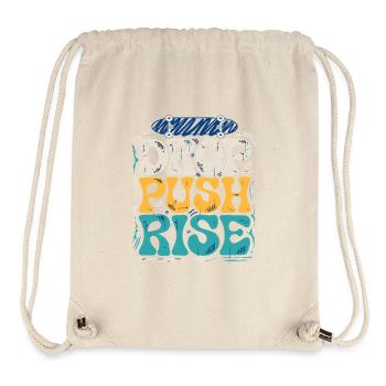 Push Rise Skateboard Graffiti - Stanley/Stella recycelter Gym Bag - Naturweiß - Vorne