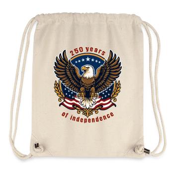 Eagle of Freedom 250 years - Stanley/Stella Recycled Gym Bag - natural - Front