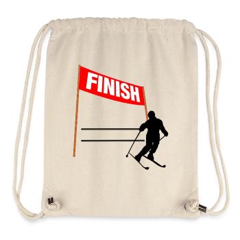 Ski Finish Custom - Stanley/Stella Recycled Gym Bag - natural - Front