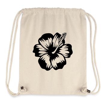 Hibiskus - Stanley/Stella recycelter Gym Bag - Naturweiß - Vorne