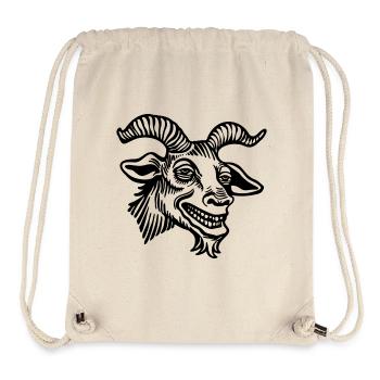 Steinbock Ziege - Stanley/Stella recycelter Gym Bag - Naturweiß - Vorne