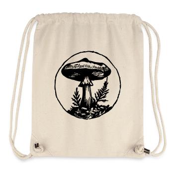 Mushroom Mushroom Picker - Stanley/Stella Recycled Gym Bag - natural - Front