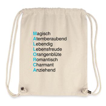 Mallorca: Magisch, Atemberaubend, Charmant – Dein - Stanley/Stella recycelter Gym Bag - Naturweiß - Vorne