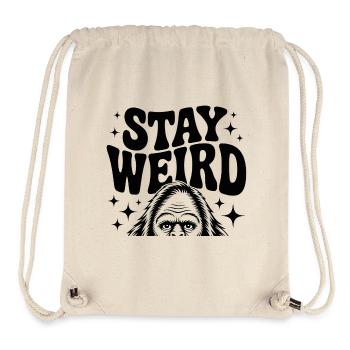 Restez bizarre : Gorilla Design - Sac à cordon recyclé Stanley/Stella - blanc naturel - Devant