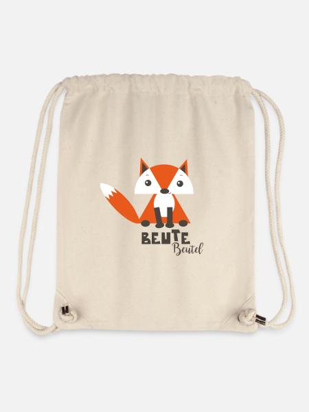 Fuchs Beute Beutel - Stanley/Stella recycelter Gym Bag - Naturweiß