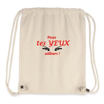 set your eyes elsewhere 2 - Stanley/Stella Recycled Gym Bag - natural - Front