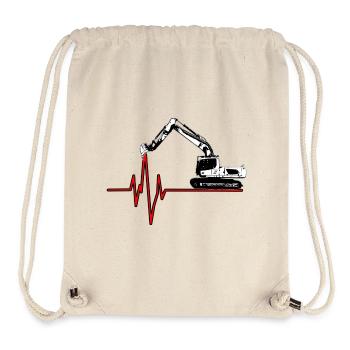 Pelle à impulsion nouvelle - Sac à cordon recyclé Stanley/Stella - blanc naturel - Devant