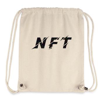 NFT Black Lines Colours - Stanley/Stella Recycled Gym Bag - natural - Front