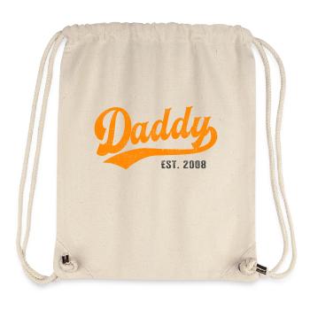 Daddy - Best Dad Daddy in the World - est. 2008 - Stanley/Stella Recycled Gym Bag - natural - Front