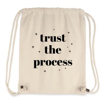 Trust the process - Stanley/Stella recycelter Gym Bag - Naturweiß - Vorne