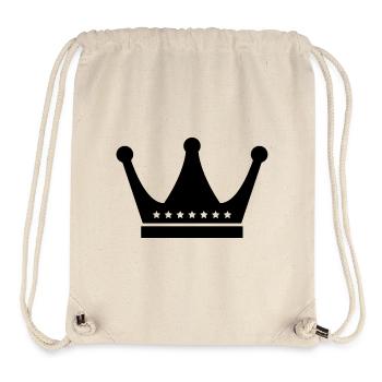 Couronne - Sac à cordon recyclé Stanley/Stella - blanc naturel - Devant