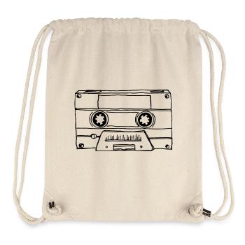 Music Cassette Cassette Audio Tape - Stanley/Stella Recycled Gym Bag - natural - Front