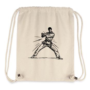 Karate Turnier Sparring Meisterschaft Partner - Stanley/Stella recycelter Gym Bag - Naturweiß - Vorne