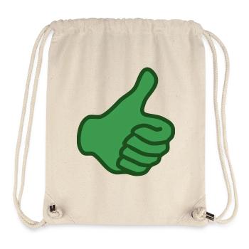 Daumen hoch - Stanley/Stella recycelter Gym Bag - Naturweiß - Vorne