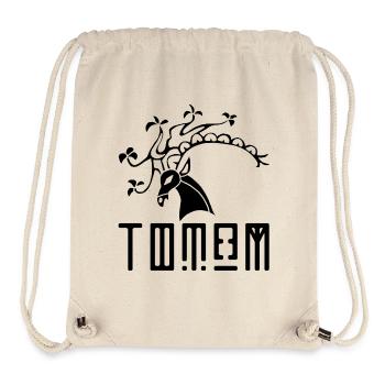 Schwarzwildtier-Totem - Stanley/Stella recycelter Gym Bag - Naturweiß - Vorne