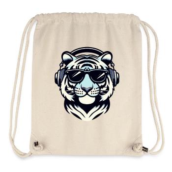Tiger DJ Shades - Stanley/Stella Recycled Gym Bag - natural - Front