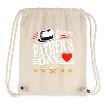 Happy Father's Day, Fathers Day For Dad 2024 - Stanley/Stella Recycled Gym Bag - natural - Front