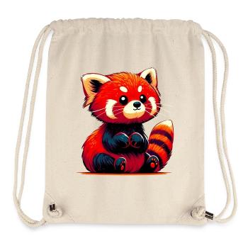Kleiner Panda - Stanley/Stella recycelter Gym Bag - Naturweiß - Vorne