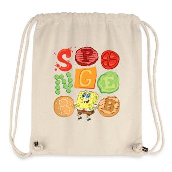Spongebob Schwammkopf Burger Zutaten Design - Stanley/Stella recycelter Gym Bag - Naturweiß - Vorne